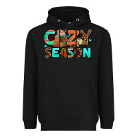 Black cozy season Heavyweight Hoodie - AdoDesignShop
