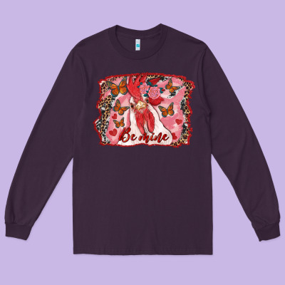 Long Sleeve Tee Be Mine Rooster