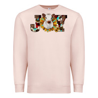 Pale Pink christmas joy Premium Sweatshirt - JahusDesignShop