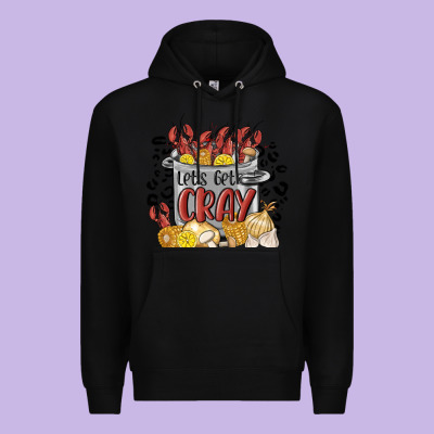 Let's Get Cray Crawfish Boil Premium Hoodie Designed By Maliassmallbusiness
