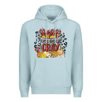 Blue Mist let's get cray crawfish boil Premium Hoodie - MaliasSmallBusiness