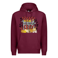 Burgundy let's get cray crawfish boil Premium Hoodie - MaliasSmallBusiness