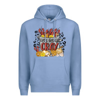 Colony Blue let's get cray crawfish boil Premium Hoodie - MaliasSmallBusiness