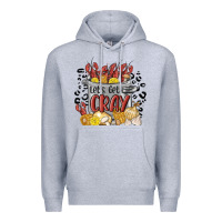 Heather Grey let's get cray crawfish boil Premium Hoodie - MaliasSmallBusiness