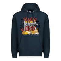 Navy let's get cray crawfish boil Premium Hoodie - MaliasSmallBusiness