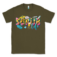Army Green scrub life Classic Tee - texasbilliewilder