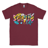 Burgundy scrub life Classic Tee - texasbilliewilder