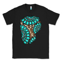 Black gemstone cowhide patches Classic Tee - RanaPortraitStore