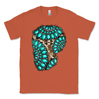 Copper gemstone cowhide patches Classic Tee - RanaPortraitStore