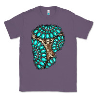 Lavender gemstone cowhide patches Classic Tee - RanaPortraitStore