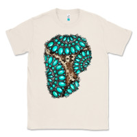 Natural gemstone cowhide patches Classic Tee - RanaPortraitStore