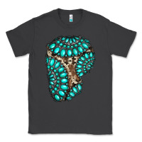 Smoke gemstone cowhide patches Classic Tee - RanaPortraitStore