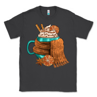 Smoke Winter Coffee Cup With Scarf Classic Tee - FaDigitalArtStudio