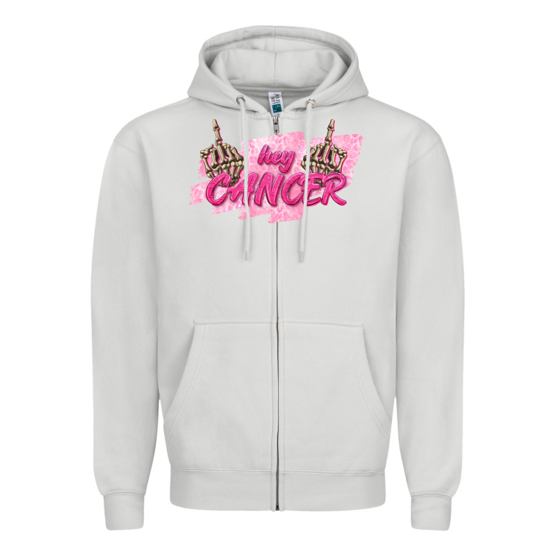 Hey Cancer Zipper Hoodie by texasbilliewilder | Teevron