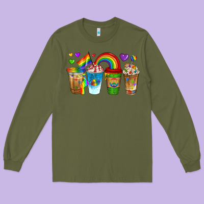 Long Sleeve Tee lgbtq coffee drinks