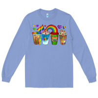 Colony Blue lgbtq coffee drinks Long Sleeve Tee - texasbilliewilder