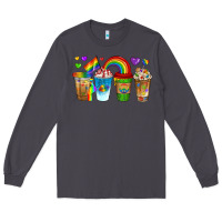 Smoke lgbtq coffee drinks Long Sleeve Tee - texasbilliewilder