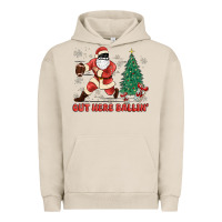 Pigment French Oak out here ballin' Urban Hoodie - MaliasSmallBusiness