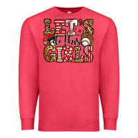 Cardinal let's do this girls baseball Premium Sweatshirt - Jasminsmagicworld