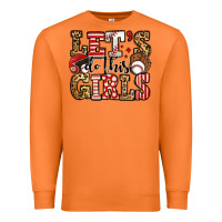 Carrot let's do this girls baseball Premium Sweatshirt - Jasminsmagicworld