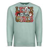 Seafoam let's do this girls baseball Premium Sweatshirt - Jasminsmagicworld