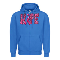 Hope Breast Cancer Zipper Hoodie | Teevron