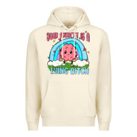 Sandshell your anxıett is a lying bitch malia Premium Hoodie - MaliasSmallBusiness