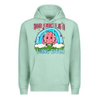 Seafoam your anxıett is a lying bitch malia Premium Hoodie - MaliasSmallBusiness