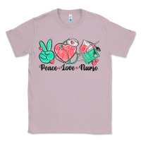 Lilac peace love nurse Classic Tee - texasbilliewilder