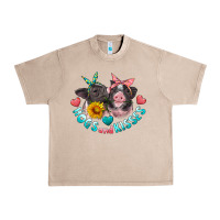 French Oak hogs and kisses pigs Urban Heavy Tee - Artiststas