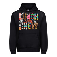 Black lunch lady crew Urban Hoodie - NancyCooperArtShop