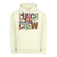 Pigment Pistachio lunch lady crew Urban Hoodie - NancyCooperArtShop