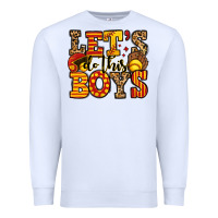 White let's do this boys softball Premium Sweatshirt - Jasminsmagicworld