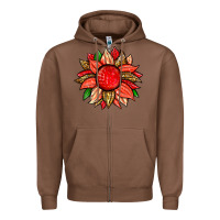 Chestnut strawberry sunflower Zipper Hoodie - Zillion Design Studio
