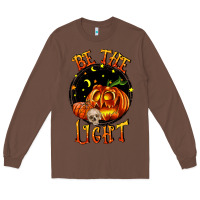 Chestnut Be the light Long Sleeve Tee - RanaPortraitStore