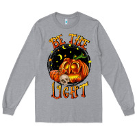 Heather Grey Be the light Long Sleeve Tee - RanaPortraitStore