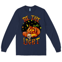 Navy Be the light Long Sleeve Tee - RanaPortraitStore