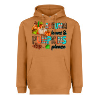 Meerkat autumn leaves pumpkin please Heavyweight Hoodie - AdoDesignShop