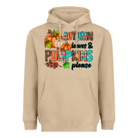 Mushroom autumn leaves pumpkin please Heavyweight Hoodie - AdoDesignShop