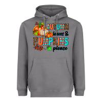 Storm autumn leaves pumpkin please Heavyweight Hoodie - AdoDesignShop