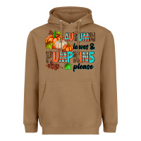 Toasted Coconut autumn leaves pumpkin please Heavyweight Hoodie - AdoDesignShop
