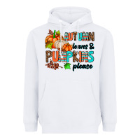White autumn leaves pumpkin please Heavyweight Hoodie - AdoDesignShop