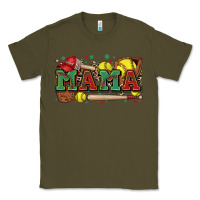 Army Green mama softball Classic Tee - Zillion Design Studio