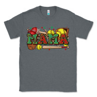 Charcoal Heather mama softball Classic Tee - Zillion Design Studio