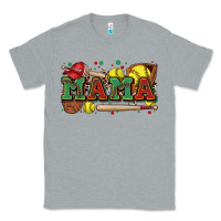 Heather Grey mama softball Classic Tee - Zillion Design Studio