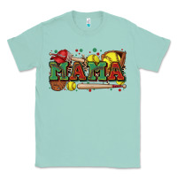 Seafoam mama softball Classic Tee - Zillion Design Studio