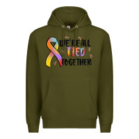 Army Green we are all tied together Premium Hoodie - MaliasSmallBusiness