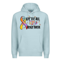 Blue Mist we are all tied together Premium Hoodie - MaliasSmallBusiness