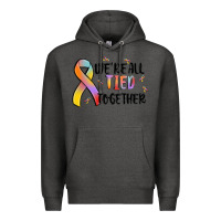Charcoal Heather we are all tied together Premium Hoodie - MaliasSmallBusiness