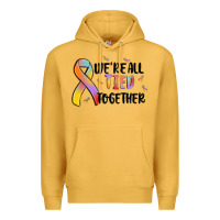 Mustard we are all tied together Premium Hoodie - MaliasSmallBusiness
